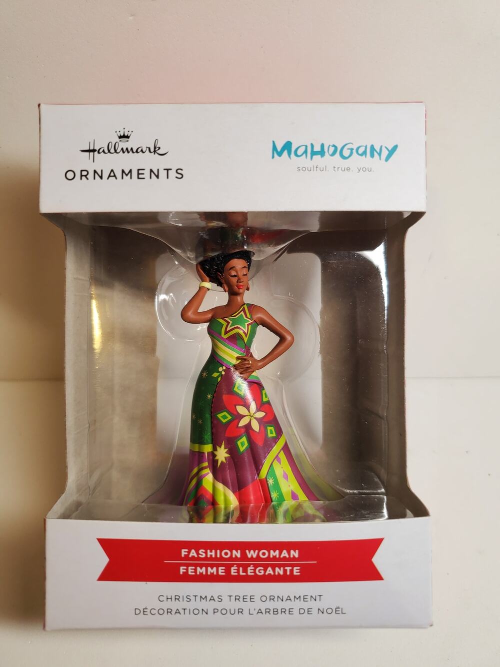Hallmark Ornament - Mahogany - Fashion Woman